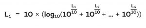 Poziom głośności - wzór