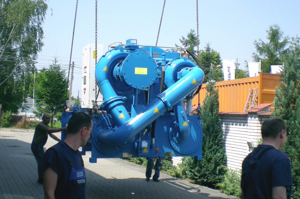 Rozładunek turbo sprężarki