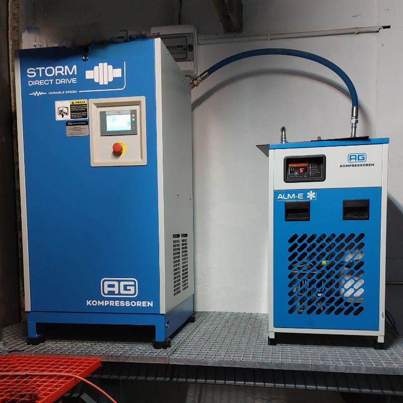 Energooszczędny system sprężonego powietrza