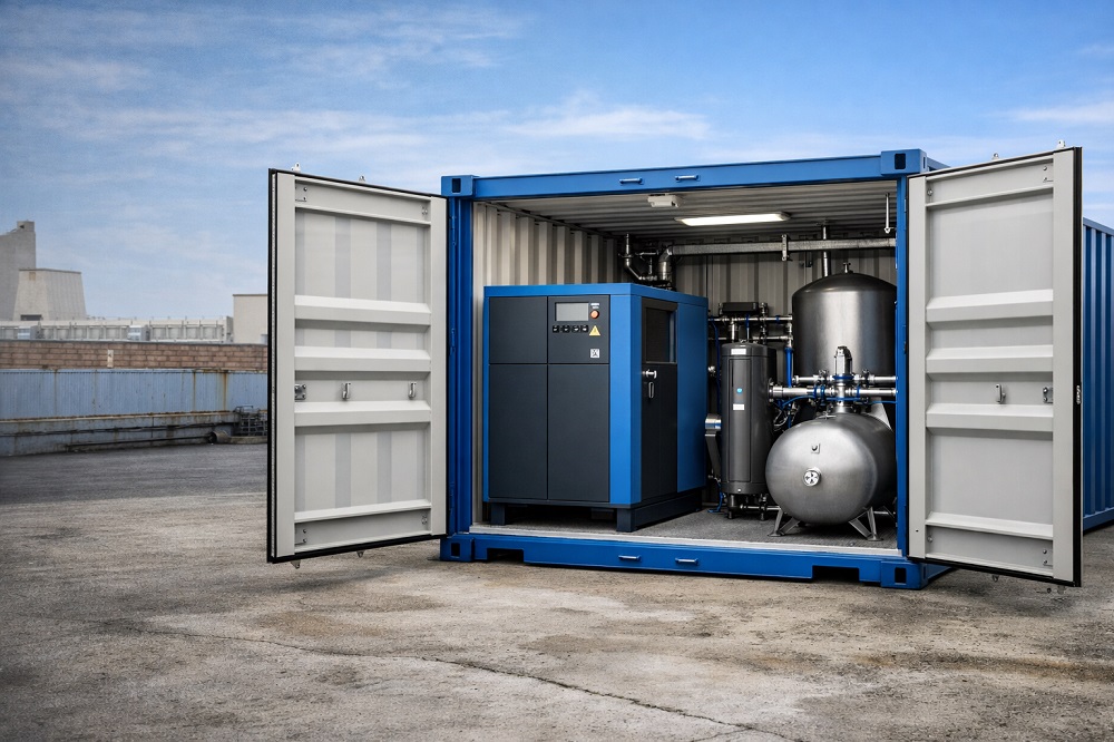Jak wybrać odpowiednią kontenerową stację sprężarek powietrza?
