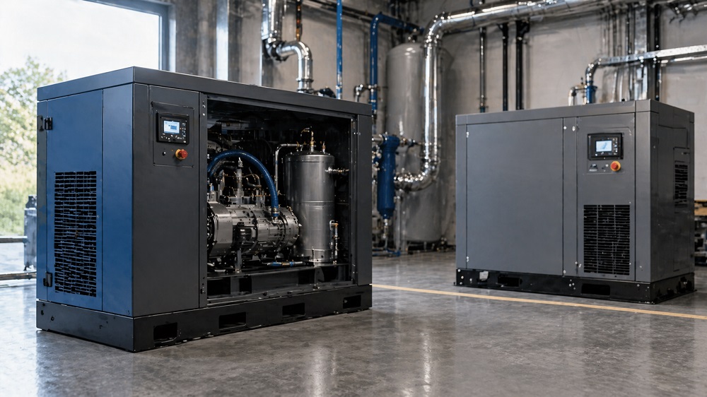 Czym różni się sprężarka śrubowa o zmiennej wydajności od tradycyjnej