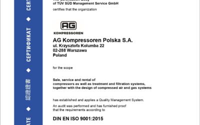 Certyfikat ISO 9001 ENG